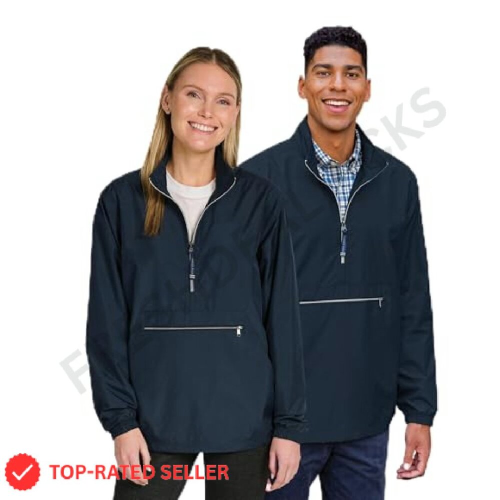 Packable Half Zip Pullover Wind Resistant Lightwe… - image 2